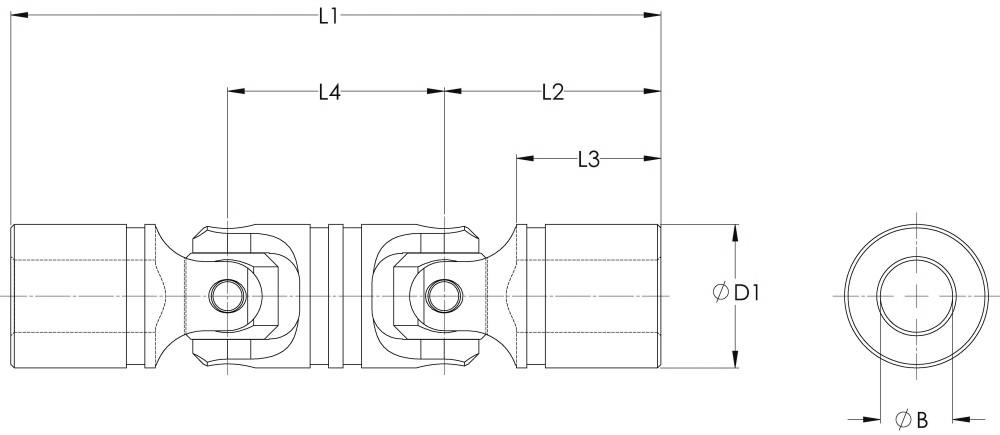 Heavy Duty - Double Universal Joint