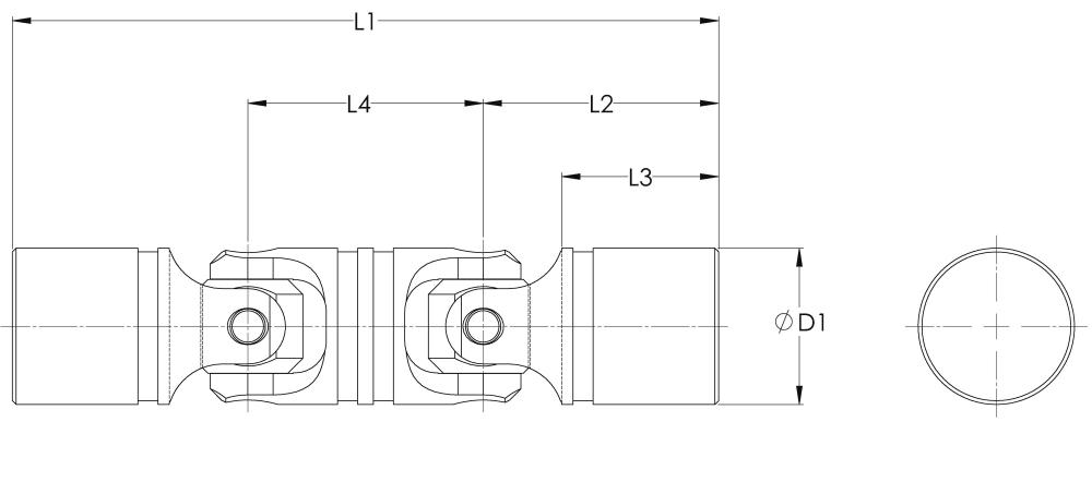 Stainless Steel - Double Universal Joint