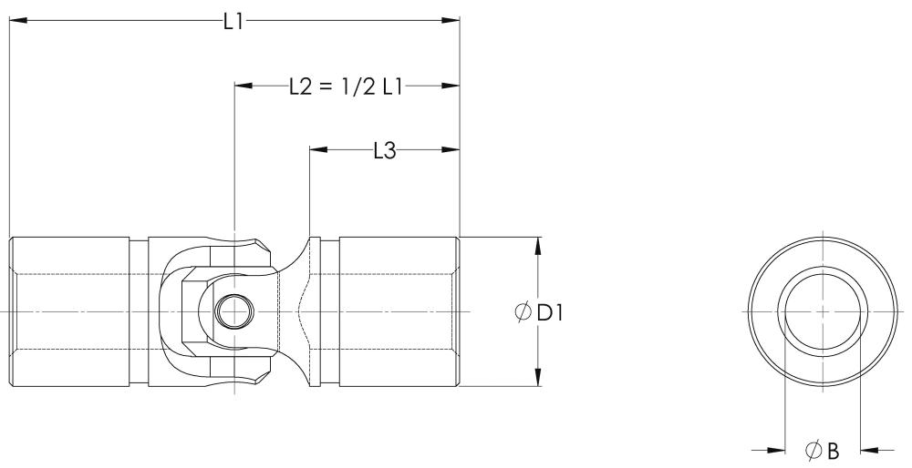Heavy Duty - Single Universal Joint