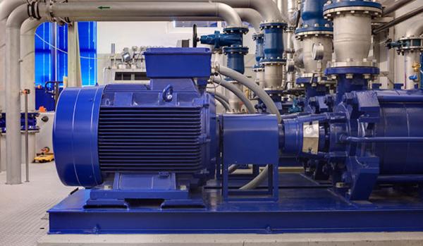 Equipment, cables and piping like in a modern industrial power plant
