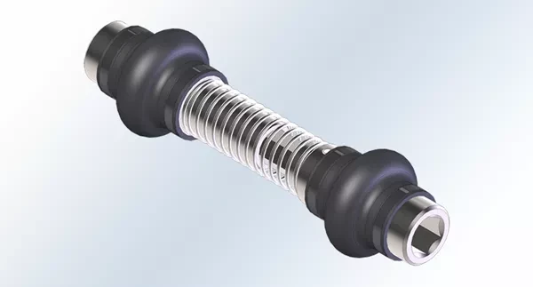 Spring loading Drive Shaft